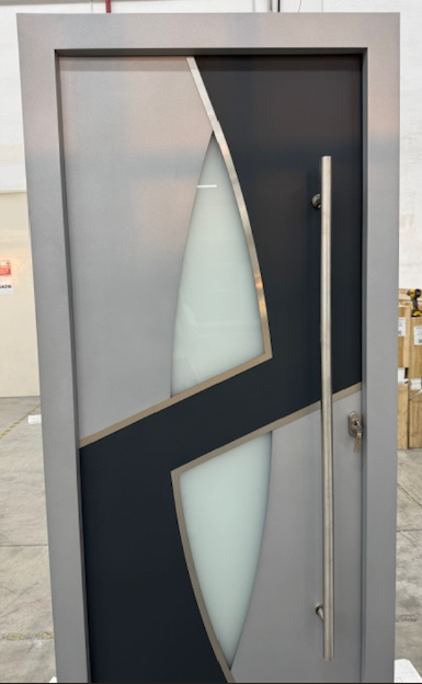 WH 34373 DIN RECHTS 1000x2100mm NY3300  Auf Lager WH100  Aluminium mit Kunststoff Haustür