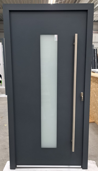 WH 36022 DIN RECHTS 1000x2000mm LA20 Auf Lager WH75  Aluminium mit Kunststoff Haustür