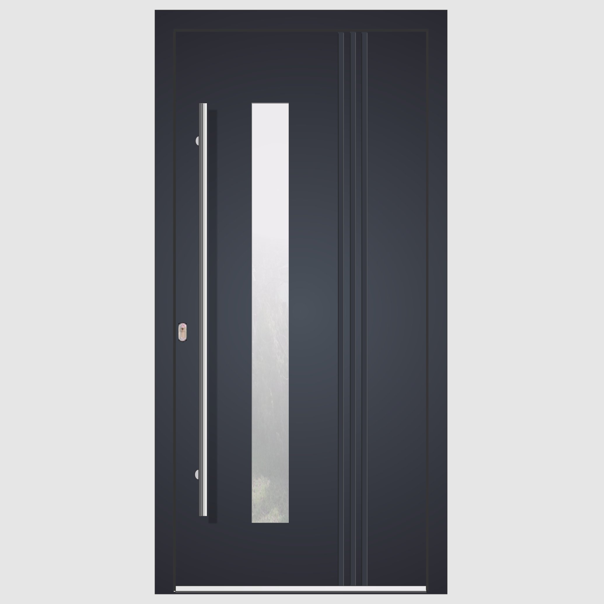 Haustür WeltHaus Tür Aluminium mit Kunststoff GF122 WH75 Eingangstür Türen AKTION